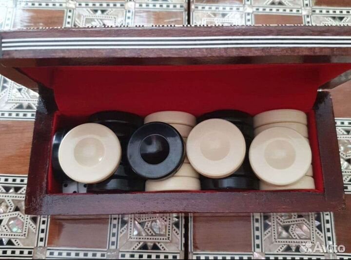 Нарды перламутровые