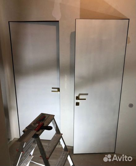 Скрытые межкомнатные двери под отделку