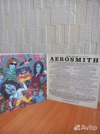 Фирменный Cd Aerosmith, 1997 год, Nine lives, Eu