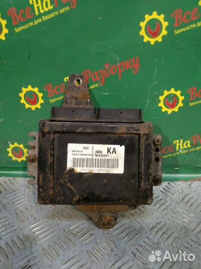 Эбу блок управления двигателем Chevrolet Lacetti