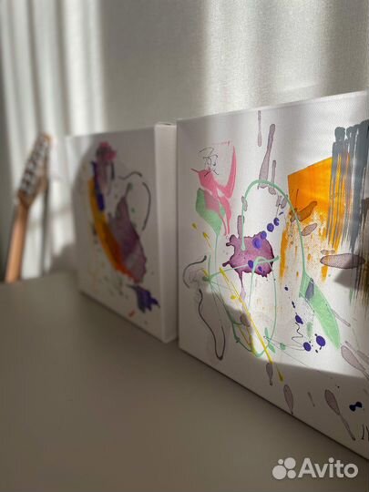 Картина абстракция акрил