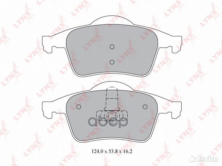 Колодки тормозные дисковые зад BD-7812 BD78