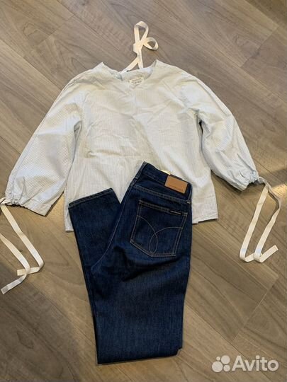 Комплект вещей на худенькую девушку