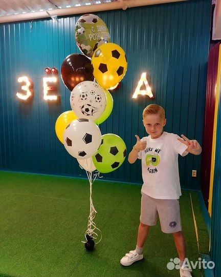 Фонтаны из гелиевых шаров