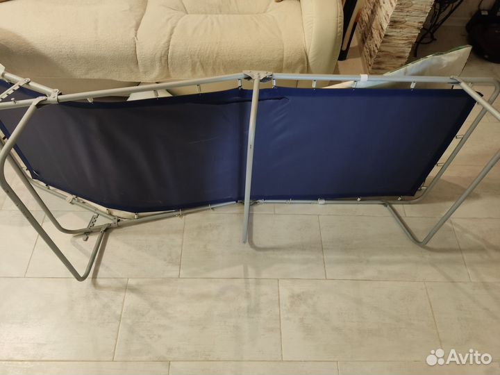 Раскладушка с матрасом бу