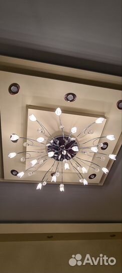Люстра потолочная подвесная бу