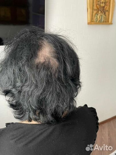 Накладка из натуральных волос