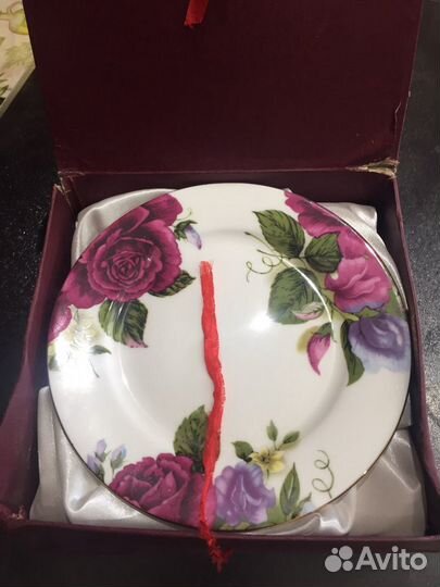 Чайная тройка Фарфор