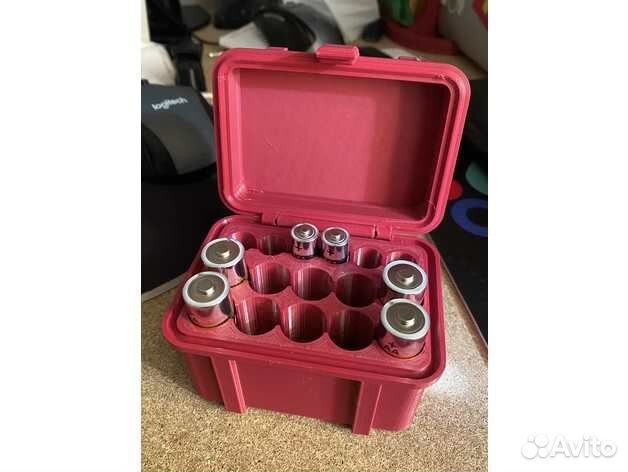 Бокс контейнер для батареек аа ааа