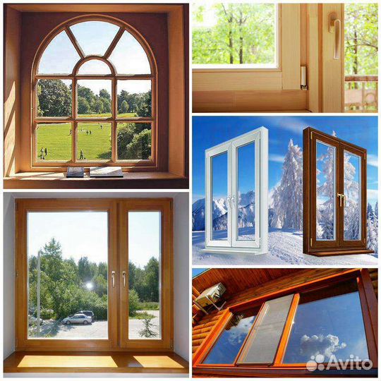 Пластиковые окна на дачу и в дом с отделкой