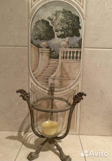 Мыльница стакан для щеток подсвечник ваза