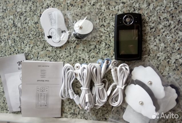 EMS электрофорез массажер для миостимуляции