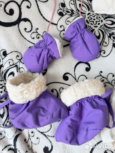 Детский зимний комбинезон рост 80