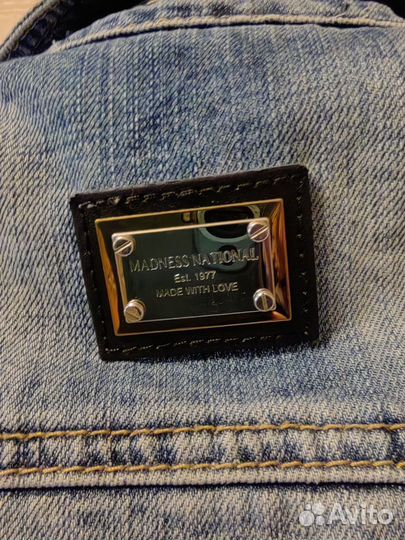 Пиджак джинсовый