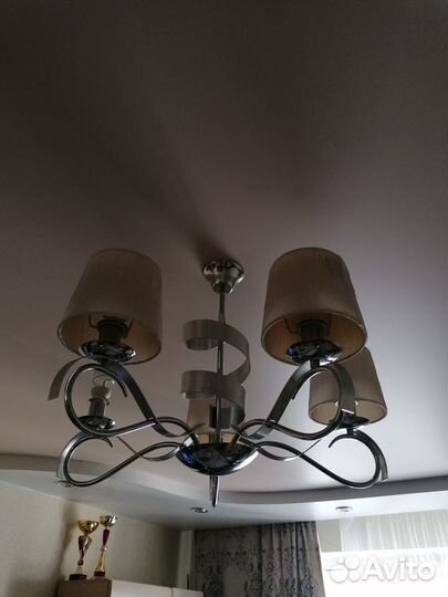 Плафоны для люстры 5 штук