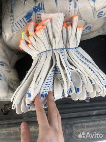 Перчатки некондиция пвх хб