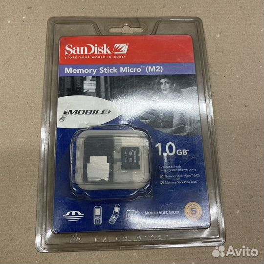 Карта памяти Memory Stick Micro M2 Sandisk 1 гб