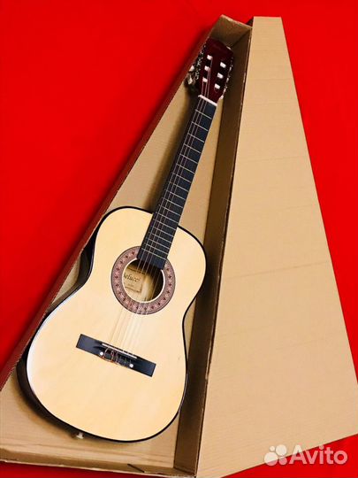 Гитара классическая belucci 3605 светлая 3/4 в упа