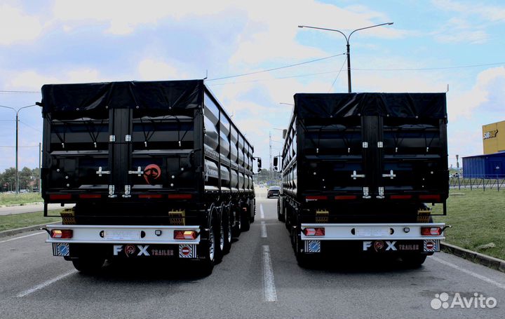 Полуприцеп зерновоз FOX Trailer Зерновоз-бортовой 4 оси, 2023