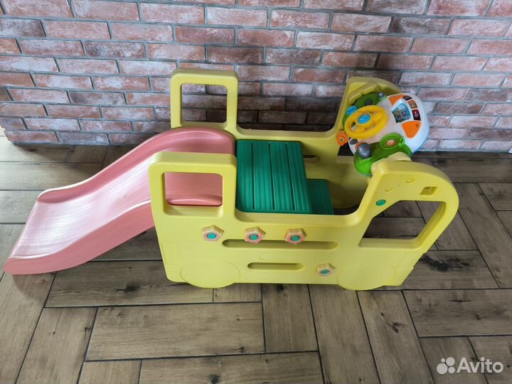 Детский автобус горка happy box