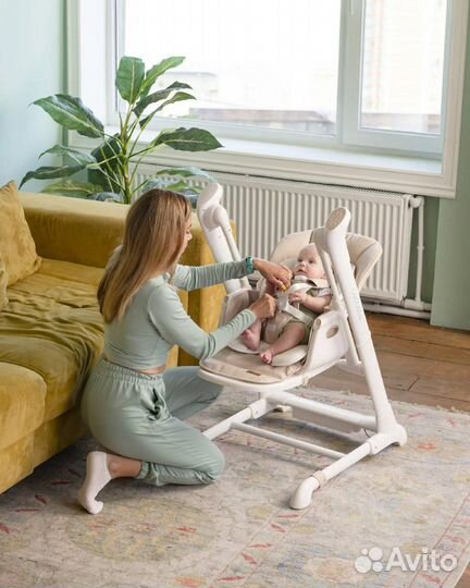 Стульчик для кормления-качели Carrello Cascata