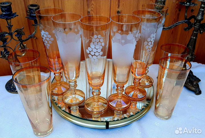 Набор фужеров, стаканов СССР дхз