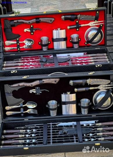 Нож шашлычный набор