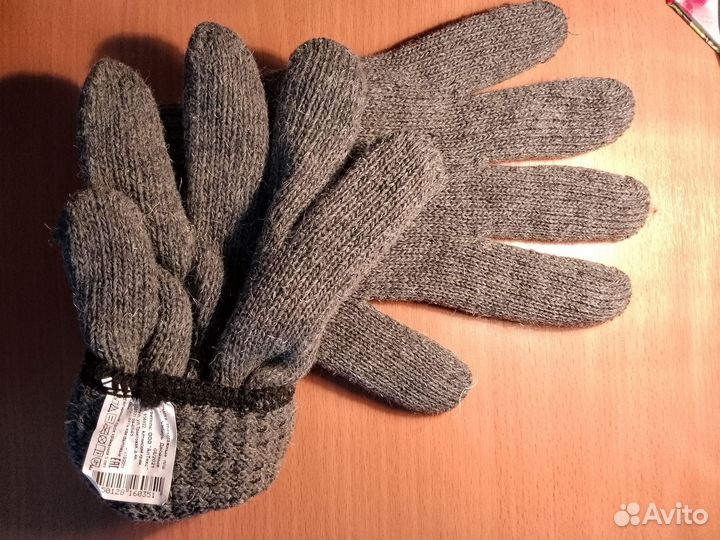 Перчатки мужские трикотажные утепленные