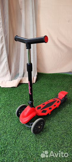 Самокат детский трехколесный с 4 до 7 лет