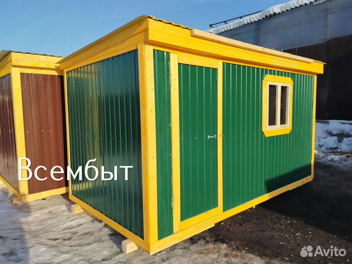 Бытовка из металла с оплатой по факту