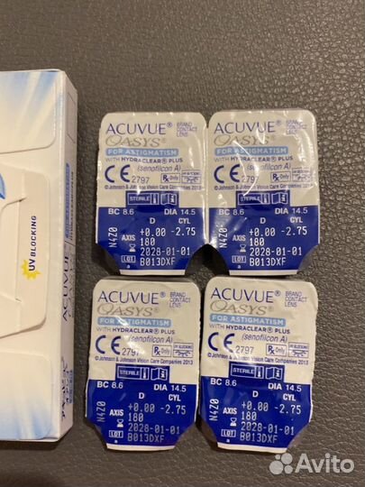 Линзы acuvue oasys astigmatism