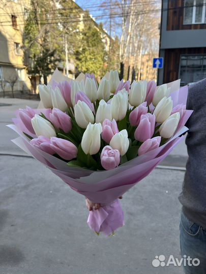 Тюльпаны.Букет тюльпанов.Доставка цветов