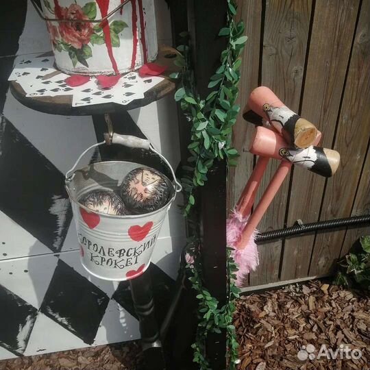 Королевский Крокет Алиса в Стране чудес. Фламинго