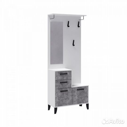 Прихожая Витра цс белый/ателье светлое