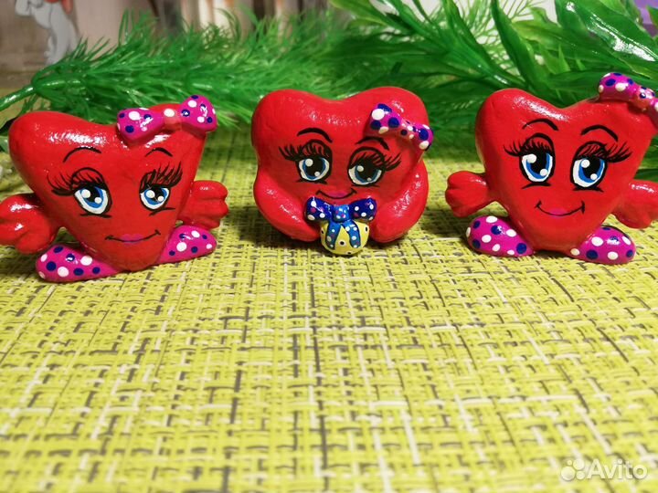 Валентинки Сердечки на 14 февраля, 8 марта