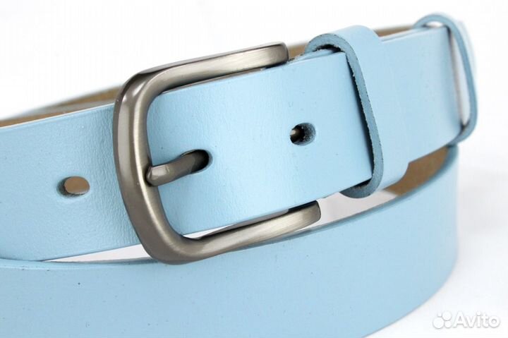 Женский ремень на кожаной основе, 30 мм