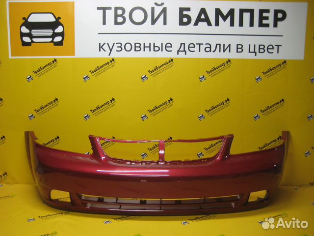 Бампер передний Chevrolet Lacetti цвет Красный
