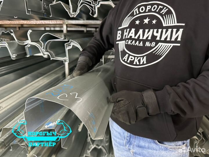 Кузовной правый Порог Citroen C3