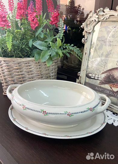 Антикварное блюдо Villeroy&Boch Dresden