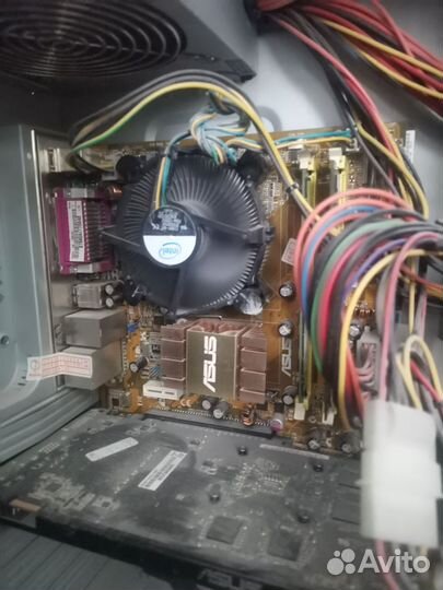 Комплект мать проц оперативка lga775