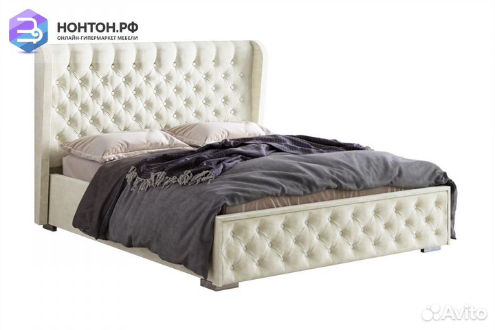 Кровать Франческа бежевая