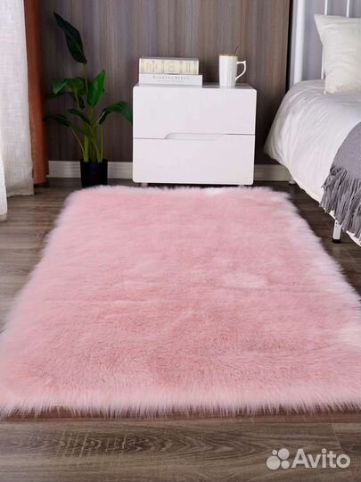 Коврик с длинным ворсом 50х100 для дома