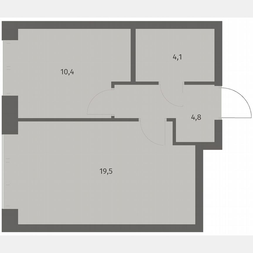 1-к. квартира, 38,8 м², 3/11 эт.