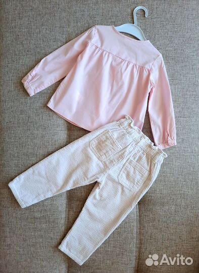 Брюки новые Zara и рубашка 92