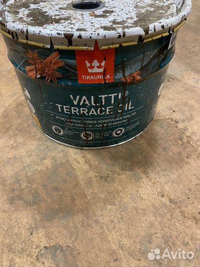 Террасное масло tikkurila valtti terraria oil