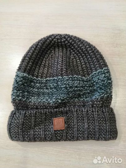 Вязаная шапка мужская