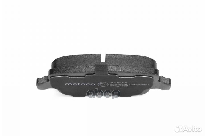 Колодки тормозные дисковые 3010-018 metaco