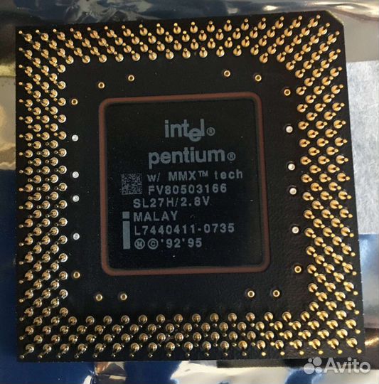 Процессор Intel Pentium 166 MMX