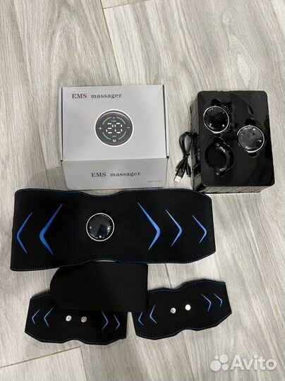 Фитнес пояс для похудения и пресса новый