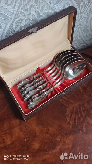 Мельхиоровые ложки столовые СССР